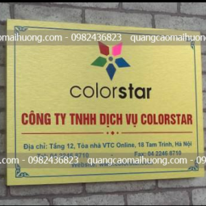 Biển công ty ăn mòn