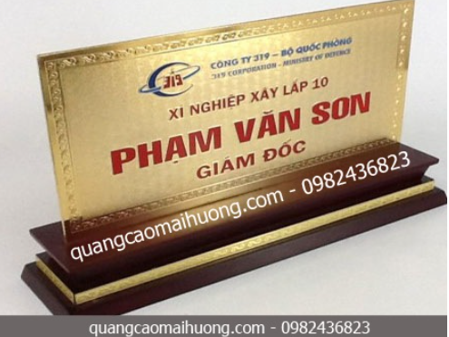 Biển chức danh